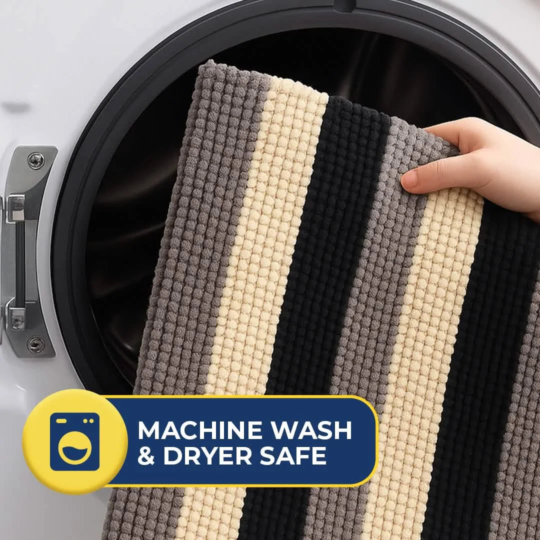 Muddy Mat® Horizontal Loop Design Super Absorbent Chenille Dog Door Mat for Muddy Paws – Non-Slip, Machine Washable Indoor Entry Rug, Quick-Dry Pet Mat for Entryway