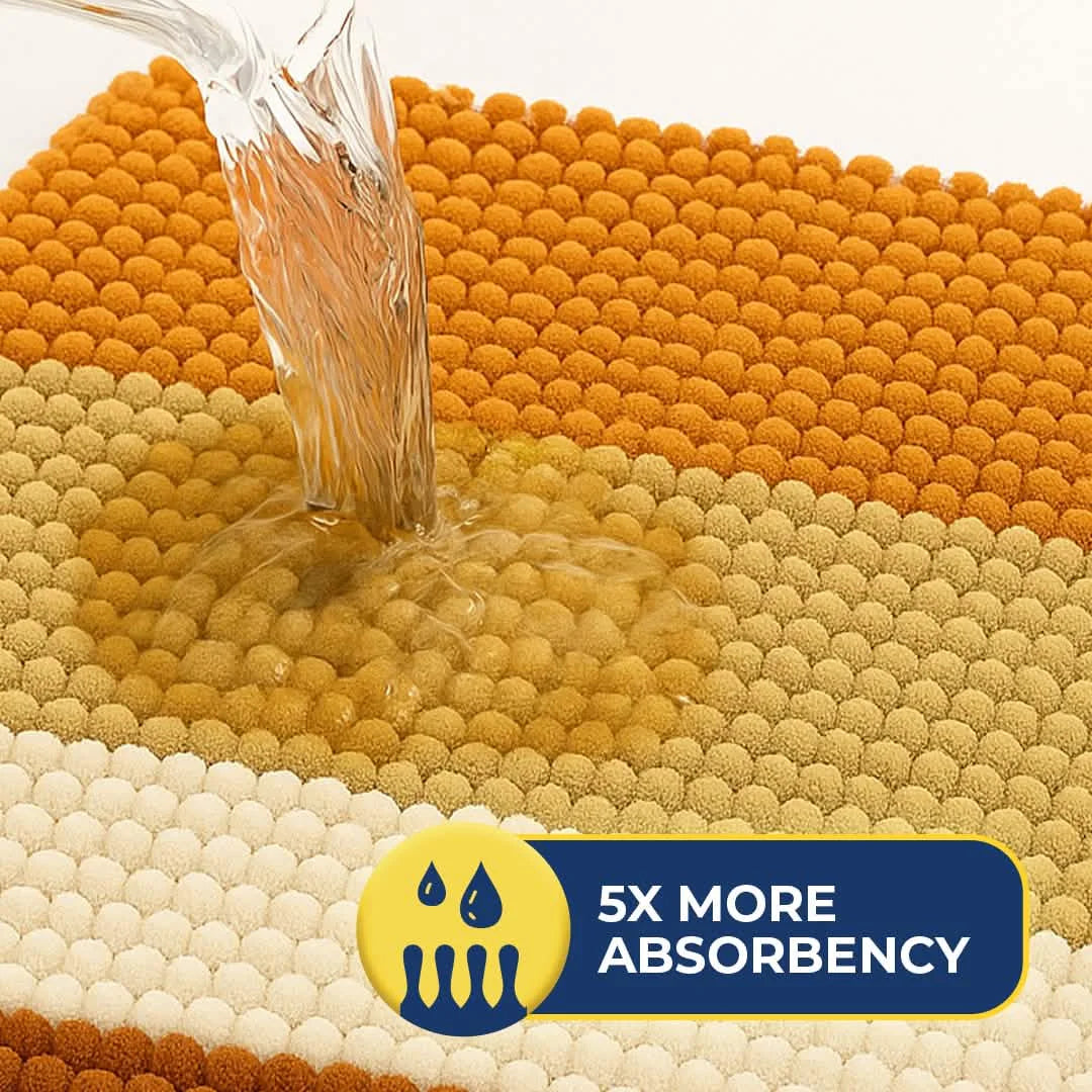 Muddy Mat® Vertical Loop Design Super Absorbent Chenille Dog Door Mat for Muddy Paws – Non-Slip, Machine Washable Indoor Entry Rug, Quick-Dry Pet Mat for Entryway