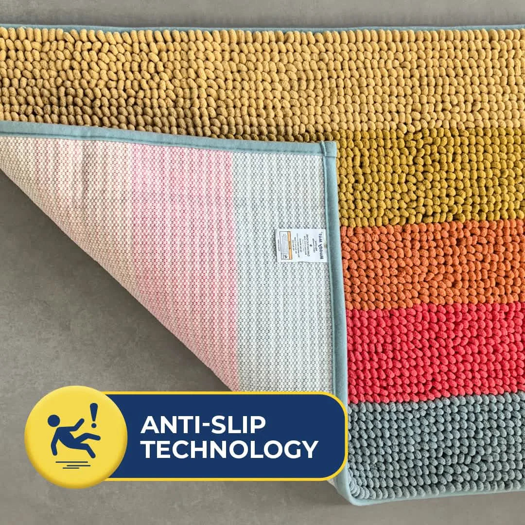 Muddy Mat® Horizontal Loop Design Super Absorbent Chenille Dog Door Mat for Muddy Paws – Non-Slip, Machine Washable Indoor Entry Rug, Quick-Dry Pet Mat for Entryway