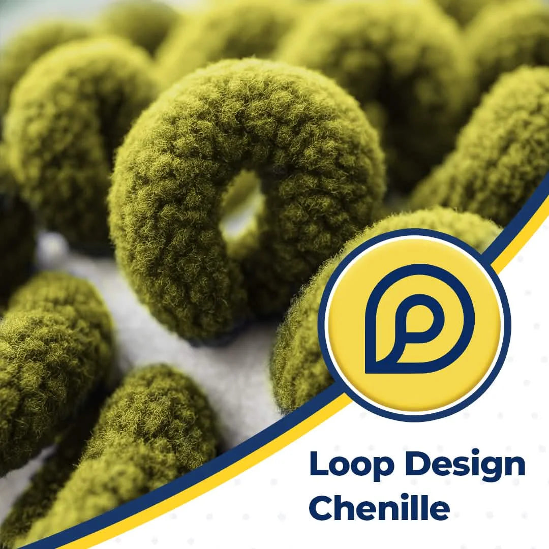 Muddy Mat® Horizontal Loop Design Super Absorbent Chenille Dog Door Mat for Muddy Paws – Non-Slip, Machine Washable Indoor Entry Rug, Quick-Dry Pet Mat for Entryway