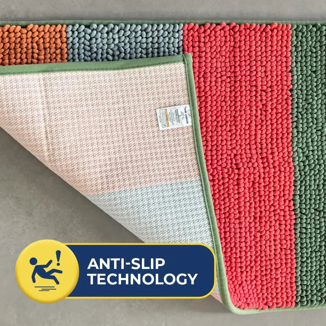 Muddy Mat® Vertical Loop Design Super Absorbent Chenille Dog Door Mat for Muddy Paws – Non-Slip, Machine Washable Indoor Entry Rug, Quick-Dry Pet Mat for Entryway