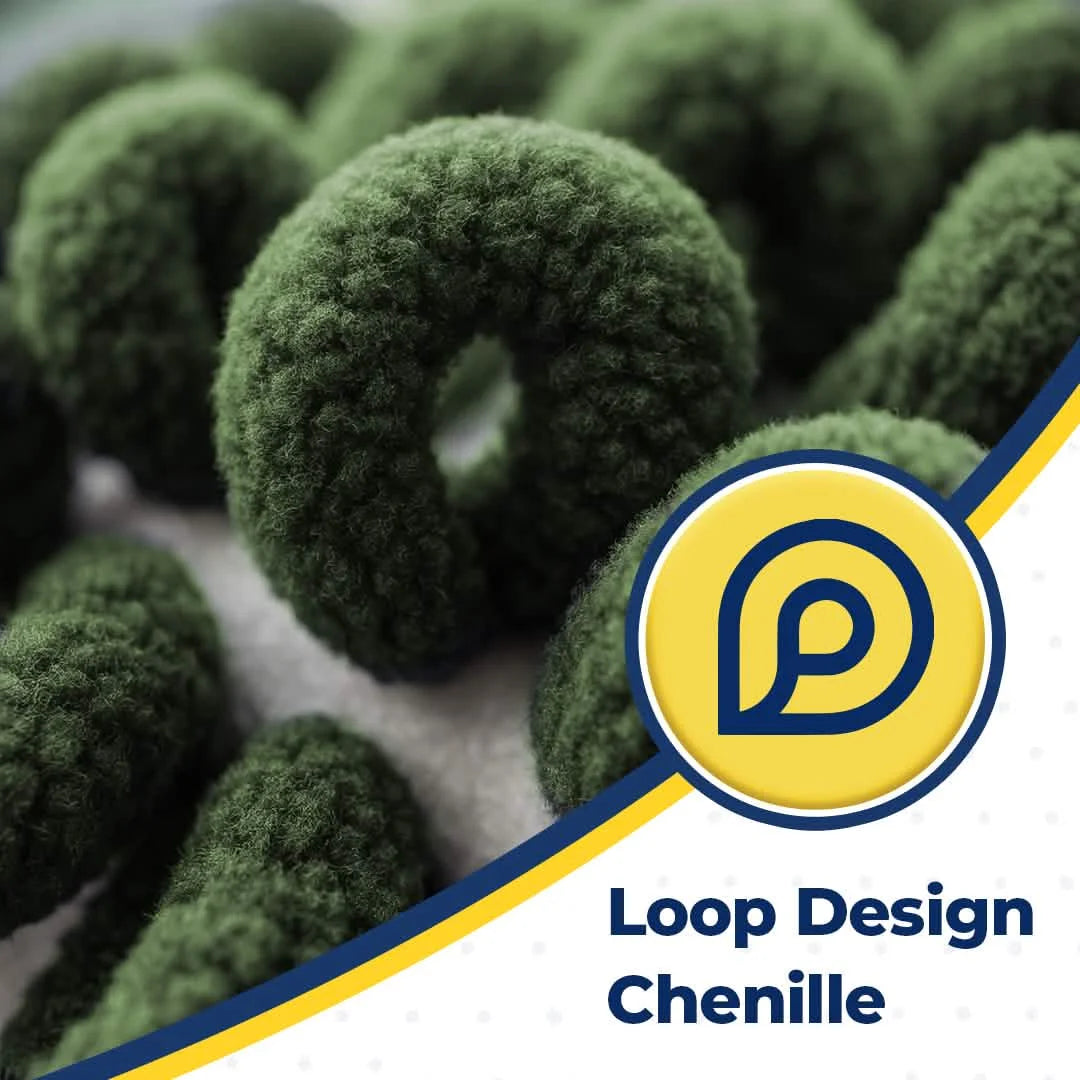 Muddy Mat® Vertical Loop Design Super Absorbent Chenille Dog Door Mat for Muddy Paws – Non-Slip, Machine Washable Indoor Entry Rug, Quick-Dry Pet Mat for Entryway