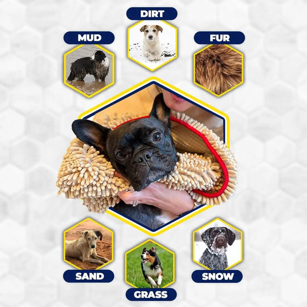 Doggy Dryer Shammy Towel – The Best Dog Towel Available!