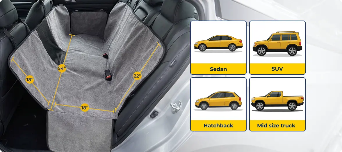 Universal Fit for Every Car &amp; Every Dog, Plus a Carry Bag Included