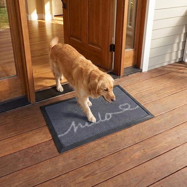 Muddy Mat® Printed Meshy Mat – The Best Dog Outdoor Mat for Muddy Paws
