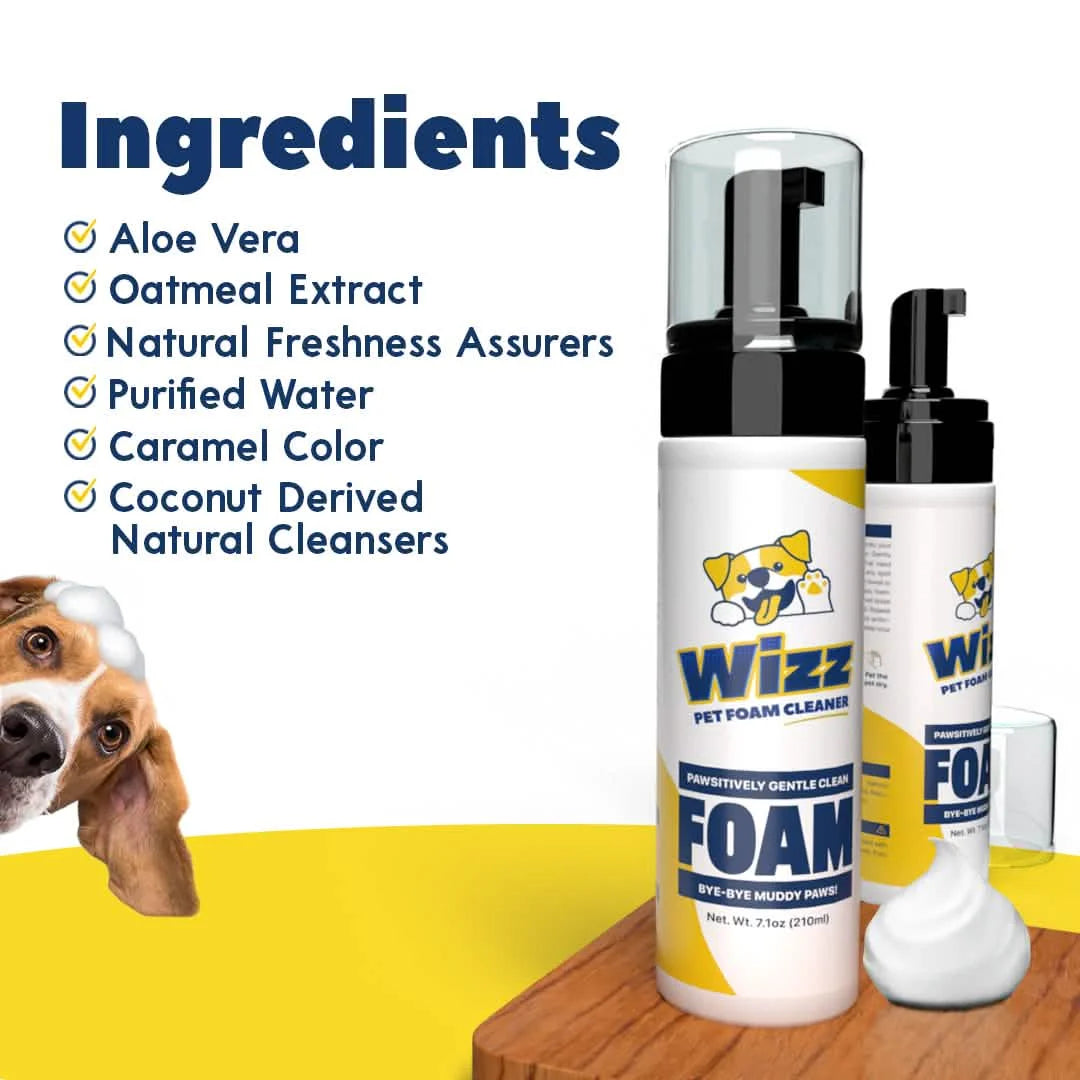 Wizz : Pet Natural Foam Cleaner - 7 oz