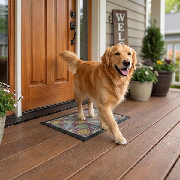 Muddy Mat® Printed Meshy Mat – The Best Dog Outdoor Mat for Muddy Paws