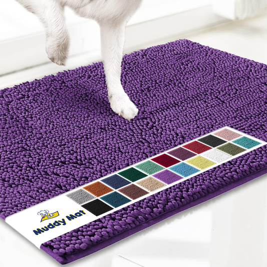 Muddy Mat® - Anti-Mud Dog Door Mat - Light Purple