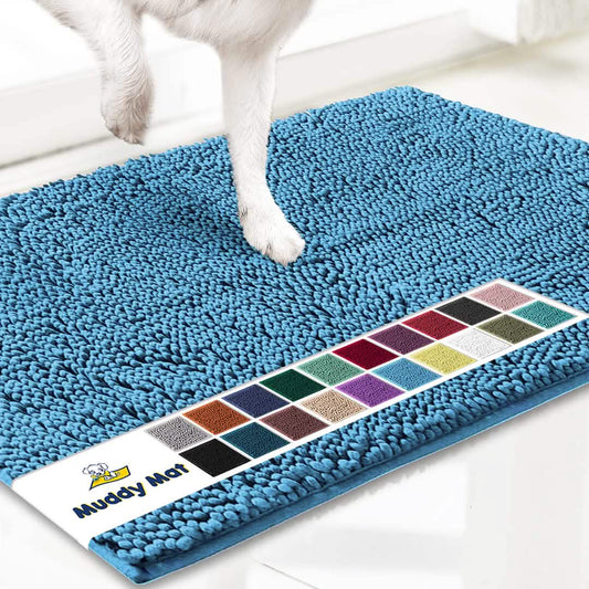 Muddy Mat® - Anti-Mud Dog Door Mat - Sky Blue