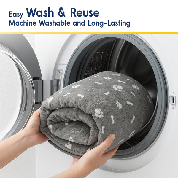 Muddy Mat® Washable Pee Pads for Dogs, Super Absorbent Reusable Puppy Pads–100% Waterproof Pee & Potty Training Pads for Pets, Non-Slip Dog Pads for Crates, Playpens and Floors