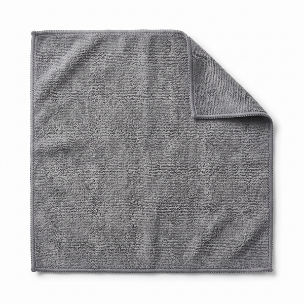 Muddy Mat® Kitchen Towels 3 Pack - Super Absorbent Microfiber Dish Cloths, Quick Dry Soft Cleaning Towels for Dishes, Counters and Spills, Machine Washable, Grey 11.8" x 11.8"
