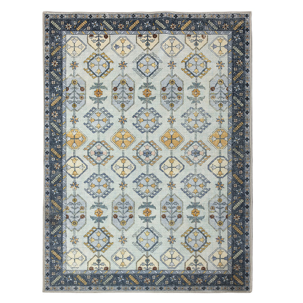 Muddy Mat® Celeste Washable Area Rugs for Living Room, Bedroom & Dining Room – Modern Soft Low Pile Non Slip Carpet – Pet Friendly Waterproof Foldable Rugs for Home