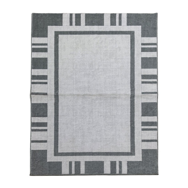 Muddy Mat® Trellis Washable Area Rugs for Living Room, Bedroom & Dining Room – Modern Soft Low Pile Non Slip Carpet – Pet Friendly Waterproof Foldable Rugs for Home