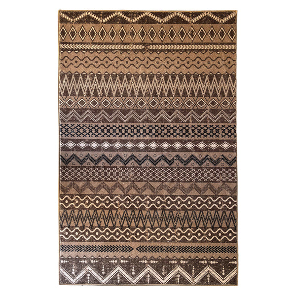 Muddy Mat® Nomad Washable Area Rugs for Living Room, Bedroom & Dining Room – Modern Soft Low Pile Non Slip Carpet – Pet Friendly Waterproof Foldable Rugs for Home