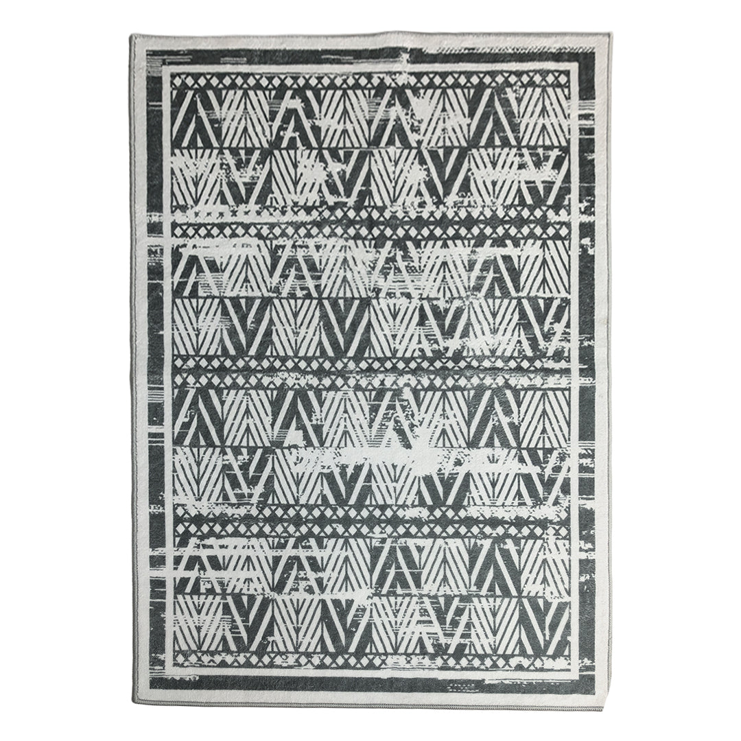 Muddy Mat® Zenith Washable Area Rugs for Living Room, Bedroom & Dining Room – Modern Soft Low Pile Non Slip Carpet – Pet Friendly Waterproof Foldable Rugs for Home