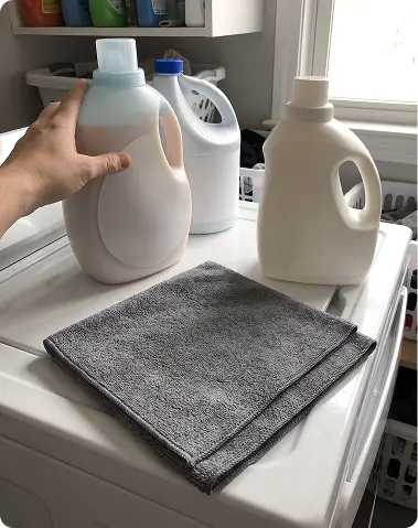 Skip the fabric softener and bleach.