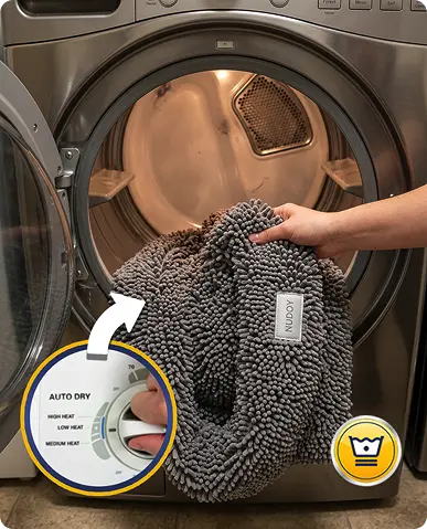 Tumble dry on low heat.