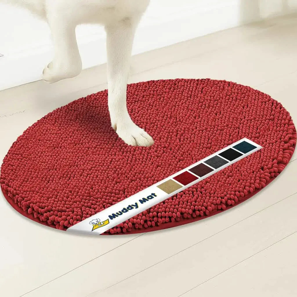 Muddy Mat® Super Absorbent Microfiber Dog Door Oval Mat