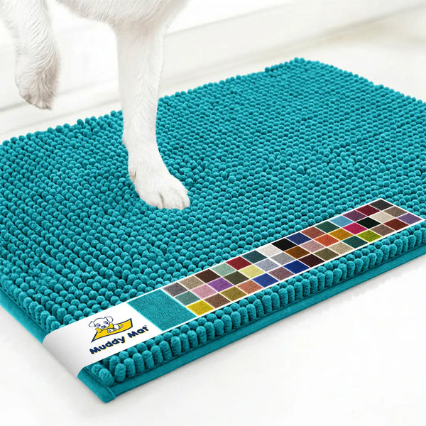 Muddy Mat anti-mud door mat in Teal