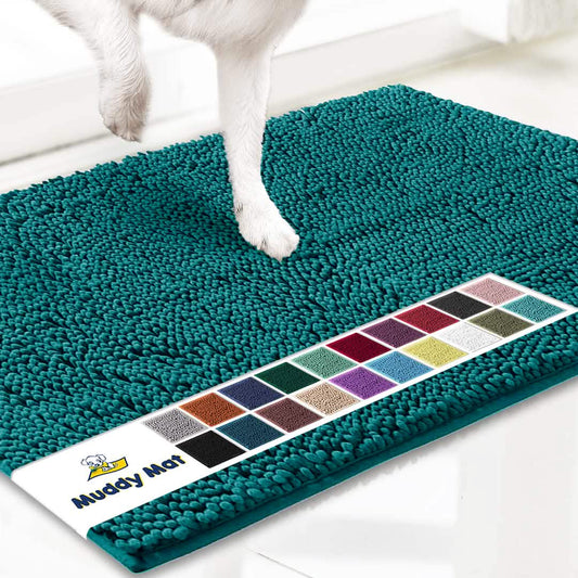 Muddy Mat® - Anti-Mud Dog Door Mat - Teal