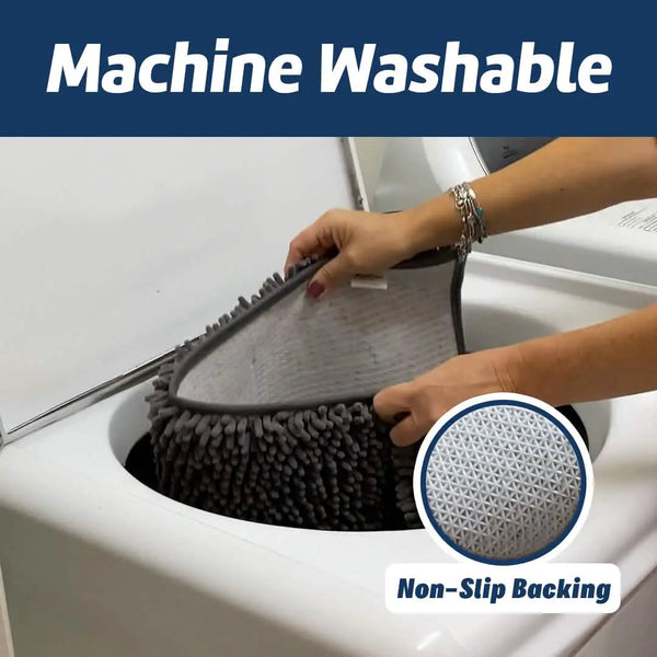 Muddy Mat® Bathroom Rugs set, Bath Mats (20”x30”) with U Shaped Toilet Mat (20”x20”)