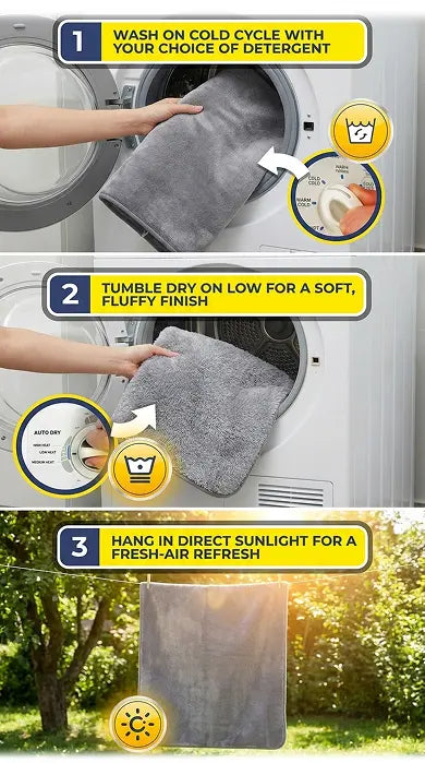 Finally, a bath mat you can toss in the wash
no stress, no damage