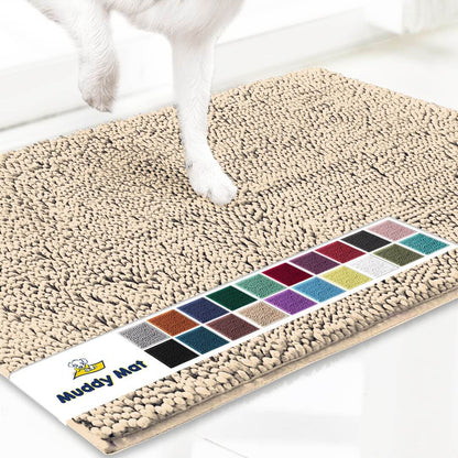 Muddy Mat® - Anti-Mud Dog Door Mat - Beige