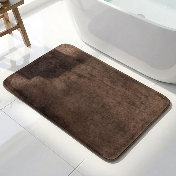 Muddy Mat® Memory Foam Bath Mat – Velvet Soft Non Slip Bathroom Rugs, Thick Absorbent Bath Rugs, Washable Bath Mat for Bathroom Floor and Shower