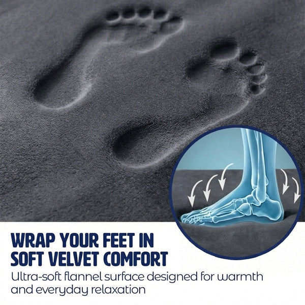 Muddy Mat® Memory Foam Bath Mat – Velvet Soft Non Slip Bathroom Rugs, Thick Absorbent Bath Rugs, Washable Bath Mat for Bathroom Floor and Shower