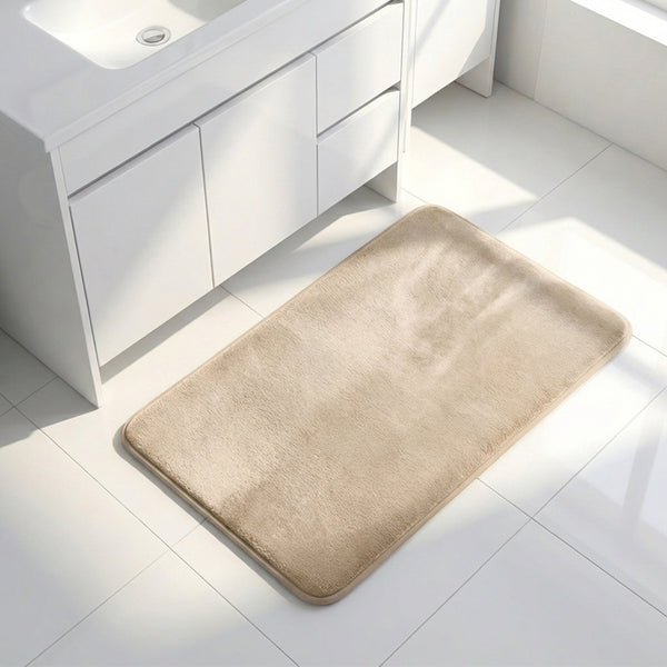 Muddy Mat® Memory Foam Bath Mat – Velvet Soft Non Slip Bathroom Rugs, Thick Absorbent Bath Rugs, Washable Bath Mat for Bathroom Floor and Shower