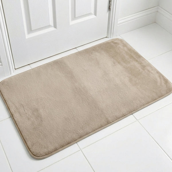 Muddy Mat® Memory Foam Bath Mat – Velvet Soft Non Slip Bathroom Rugs, Thick Absorbent Bath Rugs, Washable Bath Mat for Bathroom Floor and Shower