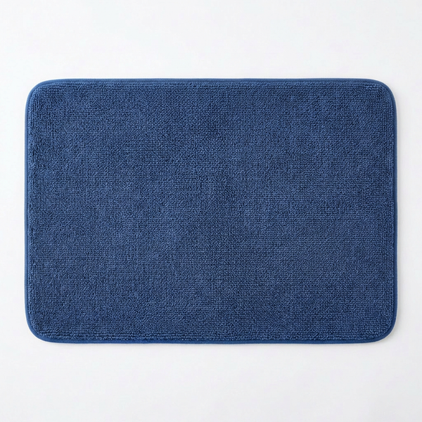 Muddy Mat® CloudStep Bathroom Rugs, Non Slip Bath Mats for Bathroom, Super Absorbent Memory Foam Chenille, Quick Dry Machine Washable Thick Toilet Rug for Shower Tub and Floor